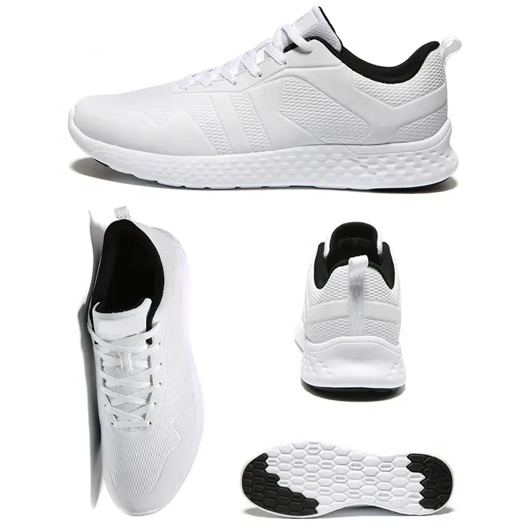 OEM ODM Service Top Level Fashion Comfortable Sport Running MD Mesh Unisex Men Knitted Casual Shoes Walking Shoes