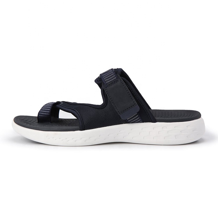 China MD Boys Girls Customized Factory Hot Selling Lightweight Summer Beach Top Grade Hook & Loop Rubber Flat Sandals Featured Image