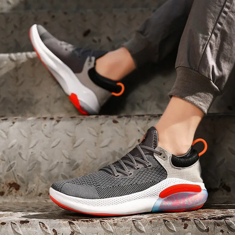 Wholesale Custom Logo Breathable Unique Sole Design Jogging Unisex Sneaker Men's Running Shoes Air